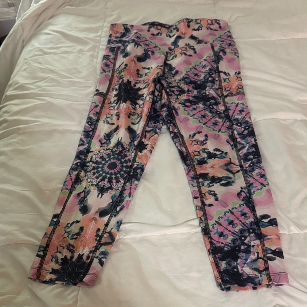 Colorful Patterned Kids Leggings - Picture 1 of 2